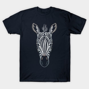 African Zebra Face T-Shirt